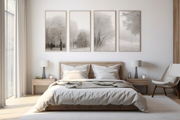 ideas for arranging bedrooms and rooms, simple bedroom lamps, minimalist but still giving the impression of being clean and elegant