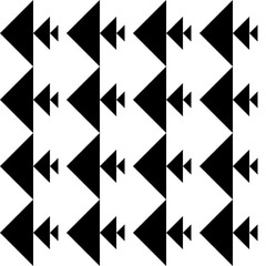 black and white arrows