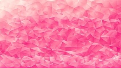 Pink futuristic geometric minimalism banner background with gradient texture and prism 