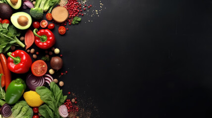 Obraz na płótnie Canvas Mix fresh vegetable