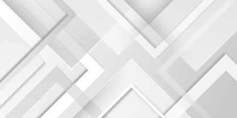Obraz premium Abstract grey square line background. Abstract grey and white geometric shape overlap layers on background. Modern grey vector abstract graphic design Banner Pattern background web template.