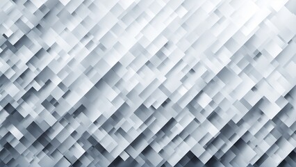 Silver Metallic Geometric Pixel Background 