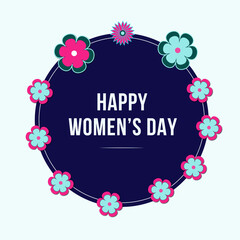 International Women's Day poster card