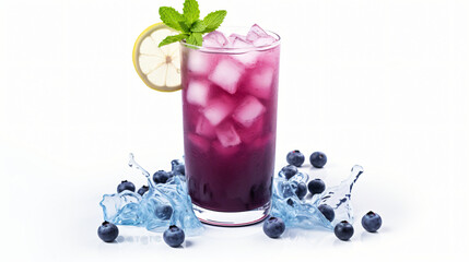 Blueberry iced lemonade