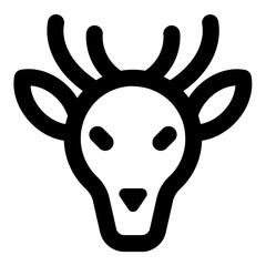 deer icon vector illustration asset element