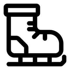 ice skate icon vector illustration asset element