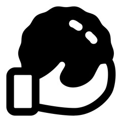 snowball icon vector illustration asset element