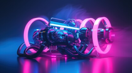 Sci-Fi Neon Device
