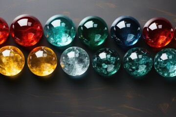 Fototapeta premium Abstract stone marbles and transparent background design images