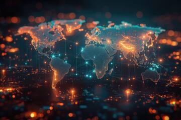 A future user interface and interconnecting map of the world