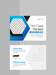 professional corporate business postcard corporate post card business postcard