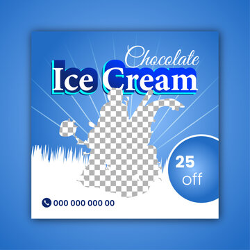 Special delicious  social media instagram post banner design social media cover design template