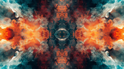 A fusion of kaleidoscopic imagery and abstract art resulting in a dreamlike and otherworldly vision that invites the imagination on a journey of discovery.