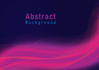 Abstract background horizontal curve blend Many bright, beautiful colors There is space at the top for placing text. Blue gradient background design for book covers, posters, brochures.