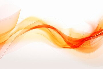 A Burst of Energy Captured in Abstract Orange Curves, Radiating Warmth and Vibrancy, Generative AI