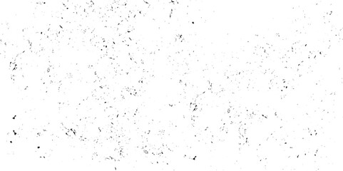 Abstract vector noise. Small particles of debris and dust. Distressed uneven background. Grunge texture overlay with rough and fine grains isolated on white background. Vector illustration. 