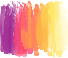 Beautiful Illustration in Pastel Tones Watercolor Hues Intense Colors Rainbow Watercolor