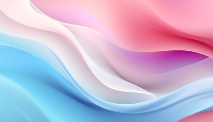 abstract background with pink and blue waves