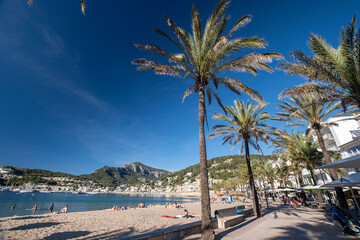 Repic beach, Soller valley, Mallorca, Balearic Islands, Spain
