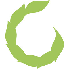 Circle Leaf Icon