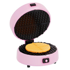 Happy Mother's day , Waffle iron on transparent background, 3D Rendering