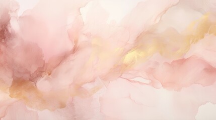 watercolor texture blush pink and gold, nuetral
