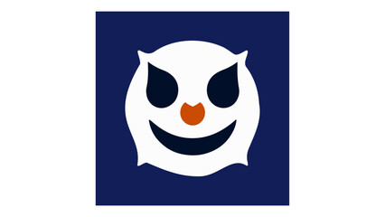 clown emoji like vector