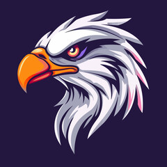 cartoon animal logo, Eagle