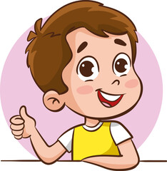 children portrait collection cartoon vector