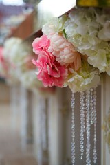 Wedding flowers as decoration