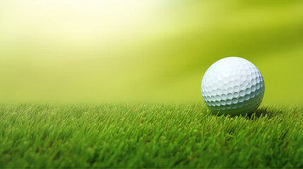 Obraz premium Golf, the artistic journey of pursuing the perfect shot