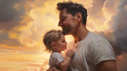 Joyful father's day celebration: heartwarming moments of love and connection - capturing the essence of fatherhood