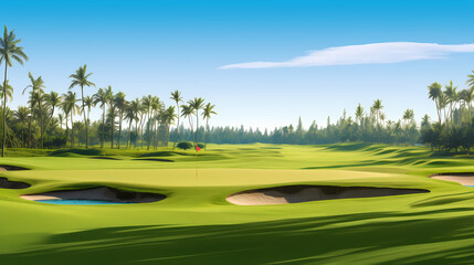 Golf, the artistic journey of pursuing the perfect shot