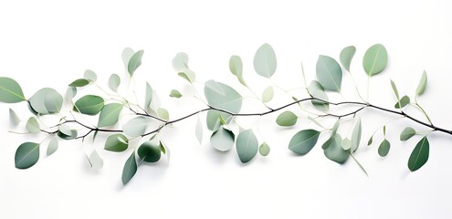 Obraz premium branch of a tree with leaves