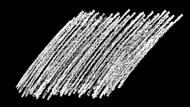 Chalk light texture on black background. White brush stroke. Abstract backdrop. Hand drawn drawing. Vector illustration.	

