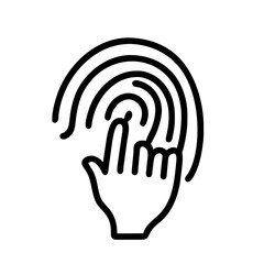 fingerprint icon, thumbprint icon, Fingerprint Vector, thumbprint vector
