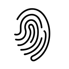 fingerprint icon, thumbprint icon, Fingerprint Vector, thumbprint vector
