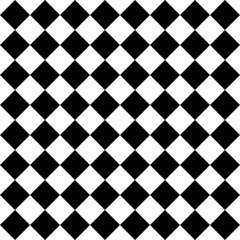 Geometric seamless black and white pattern
