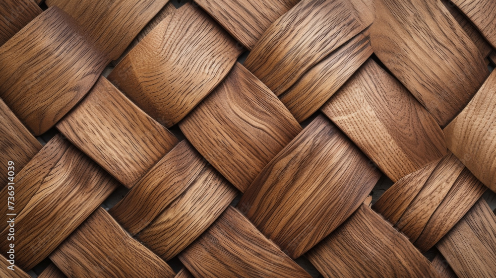 Poster intricate and complex weaves of grain interlace in a seemingly chaotic yet deliberate manner creatin