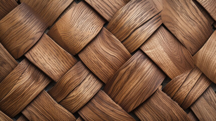 Intricate and complex weaves of grain interlace in a seemingly chaotic yet deliberate manner creating a bold and dynamic wood texture that demands attention.