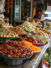 Fototapeta na wymiar Street food markets around the world
