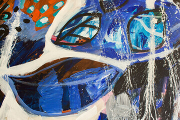 Detail of the Painting as a Background