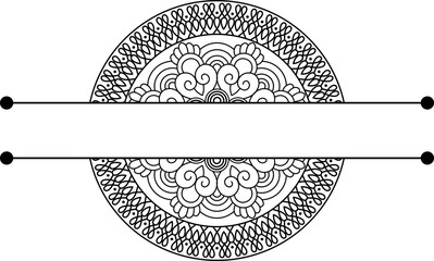 Islamic Mandala Frame