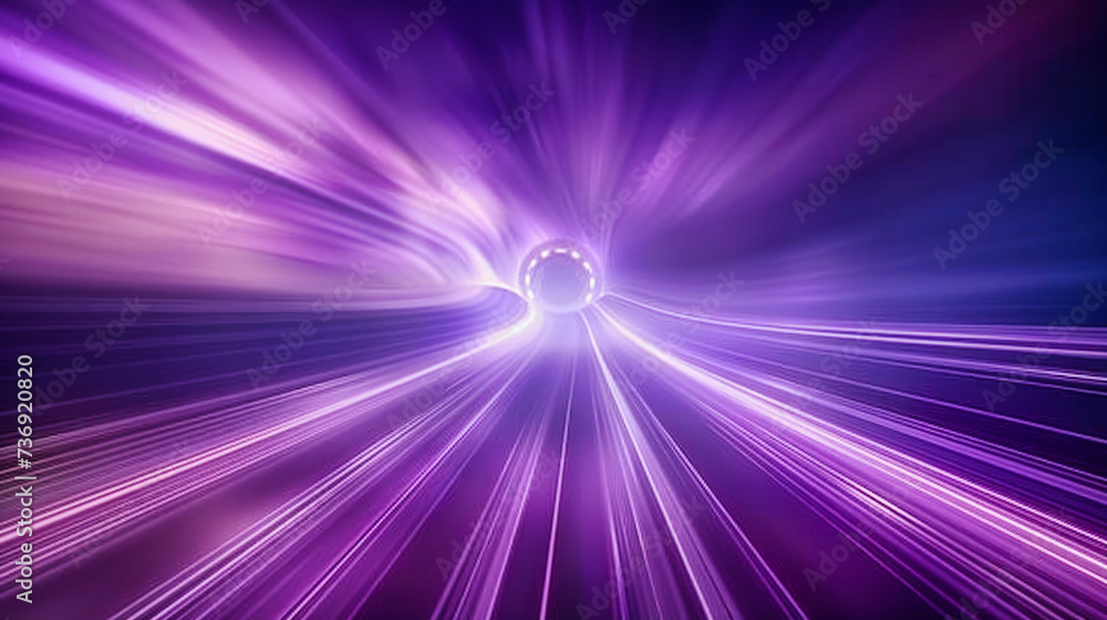 Poster speed through the night: a dynamic tunnel view, capturing the essence of motion and the thrill of ac