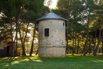 One of two 19th century windmills located in Medulin in Istria, Croatia