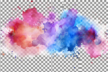 Vibrant Paint Splashes Background with Colorful Artistic Elements
