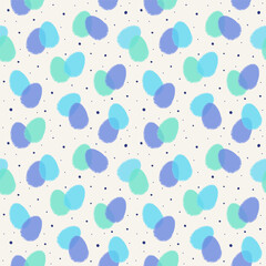 Minimalist Easter background. Seamless pattern. Design for a card, wrapping paper. Vector illustration
