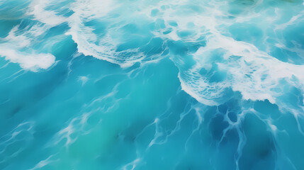 Fototapeta premium aerial view of ocean