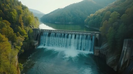 dam in the mountains