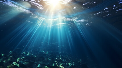 Charming ocean scenery